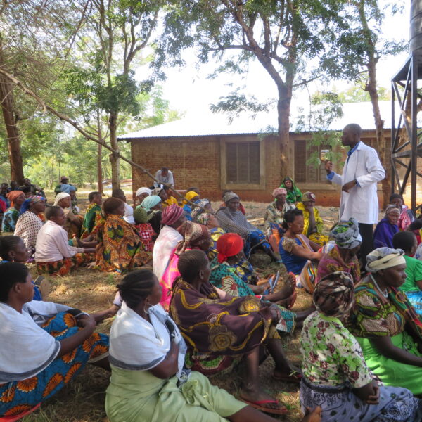 Crowds of women showed up for CHD's cervical cancer screening in rural villages