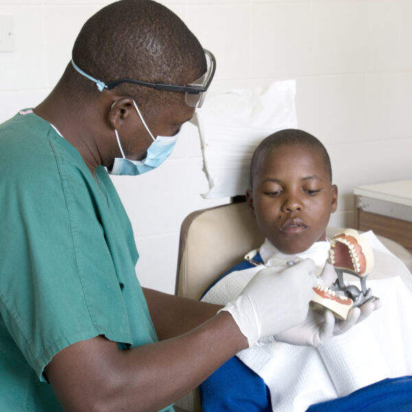 The dental clinic screens more than 500 students each year